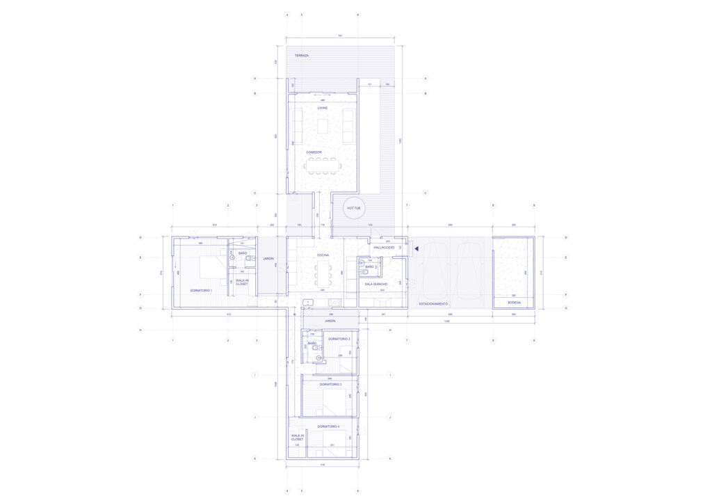 Plano Casa Granero 4 Vientos
