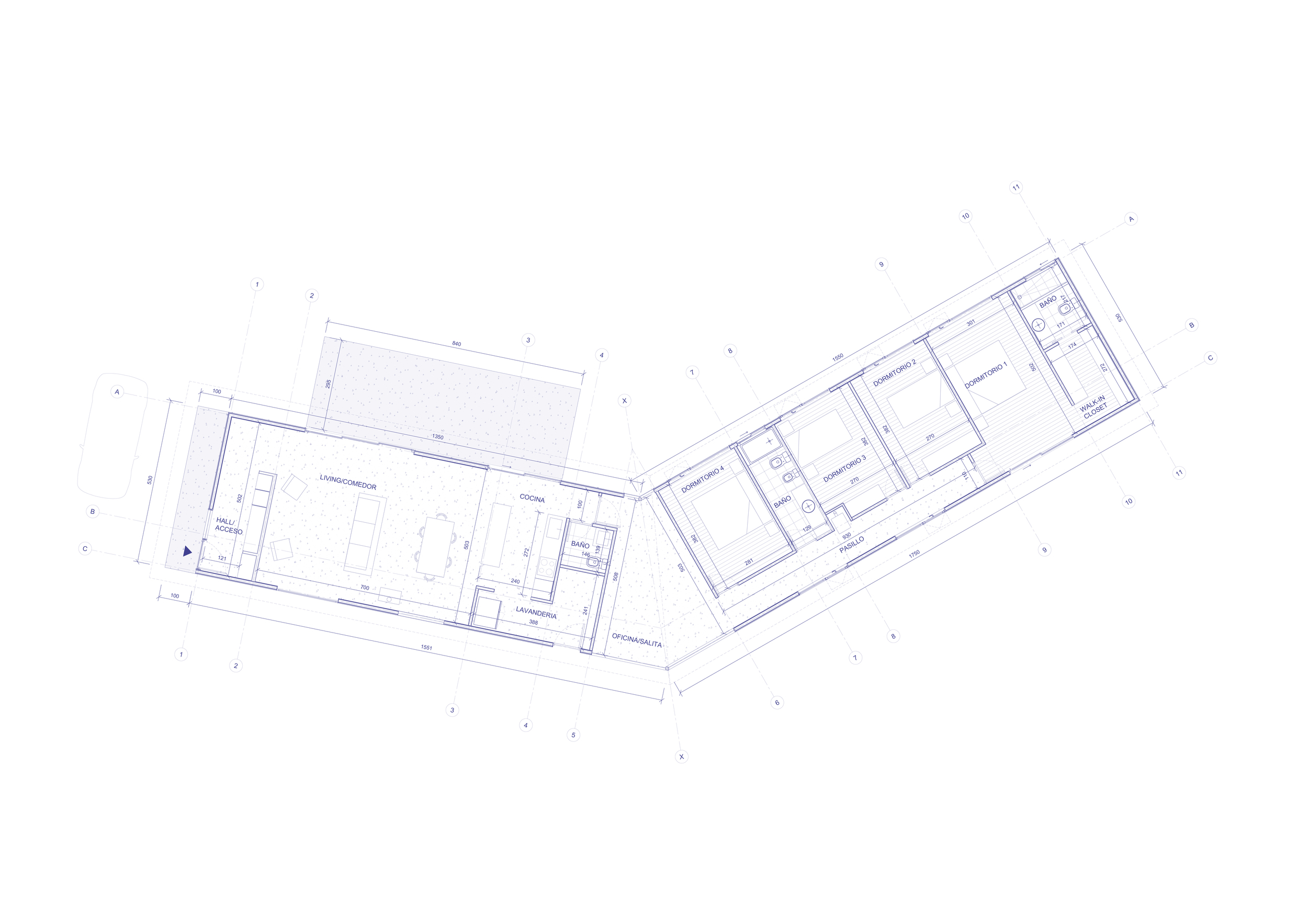 Plano Casa Granero Landhaus