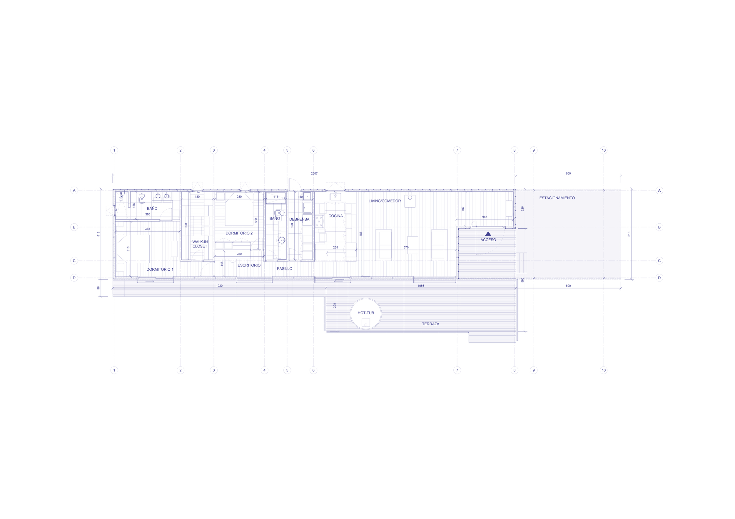 Plano Casa Granero Raddatz