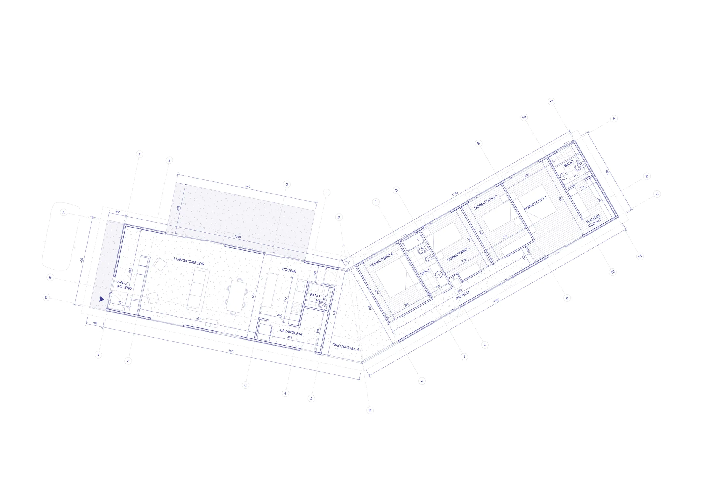 Plano Casa Granero Landhaus